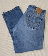 Vtg 90s Levi 501xx Button Fly Jeans Mens 38x32 Fits 36x28 Made In USA 1997