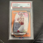 2024 Panini Prizm Football Jayden Daniels Orange Disco Prizm RC #347 PSA 9