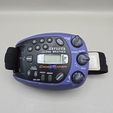 Aiwa CR-SP66 Cross Trainer Indigo Radio Exercise Arm Band Belt Clip Reflector