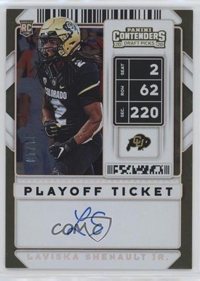 2020 Contenders Draft Picks Playoff Ticket 1/10 Laviska Shenault Jr Auto 0e28