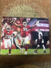 Alfred Collins Signed San Francisco 49ers 8.5x11 Photo Autograph