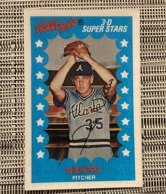 1982 Kellogg's 3-D Super Stars - Phil Niekro #36