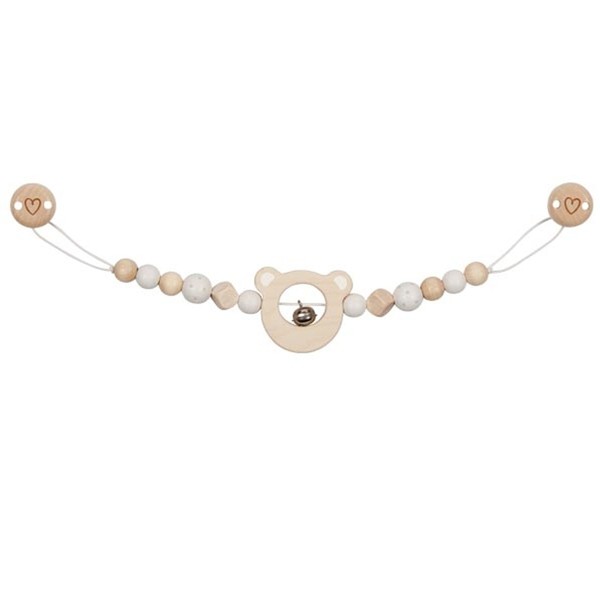 Kinderwagenkette BÄRenkopf Mit Clips Von Goki Neu Ovp-image