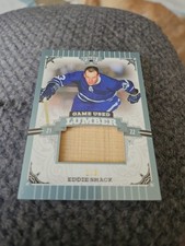 2022 Leaf Game Used Lumber Hockey Eddie Shack 2/6