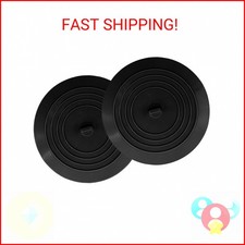 V-TOP Bathtub Drain Stopper 2 Pack, 5 inches Silicone Tub Stopper Shower Drain C