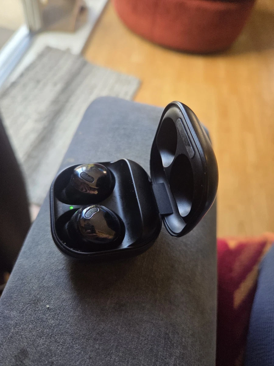 Funda de carga inalámbrica negra para Samsung Galaxy Buds Pro SM-R190