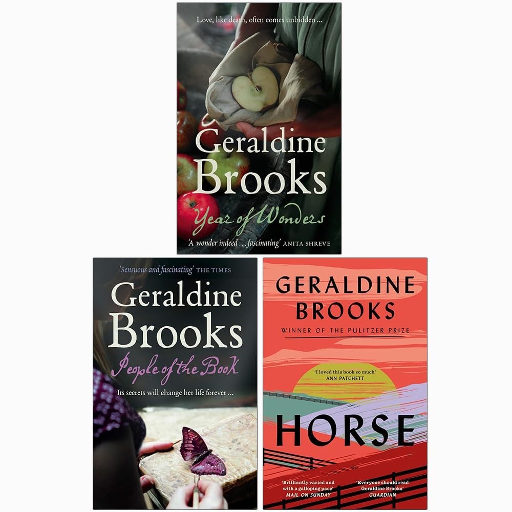 Geraldine Brooks Collection 3 Books Set Year of Wonders,People Of The Book,Hors
