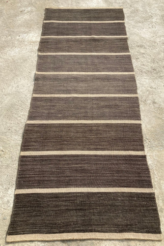 Vintage Traditional Handmade Beautiful Striped Kilim Floor Rug Carpet 212x78 cm