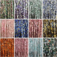 6mm Loose Heart Gemstone Beads Approx 74Pcs/Strand for DIY Jewelry Making