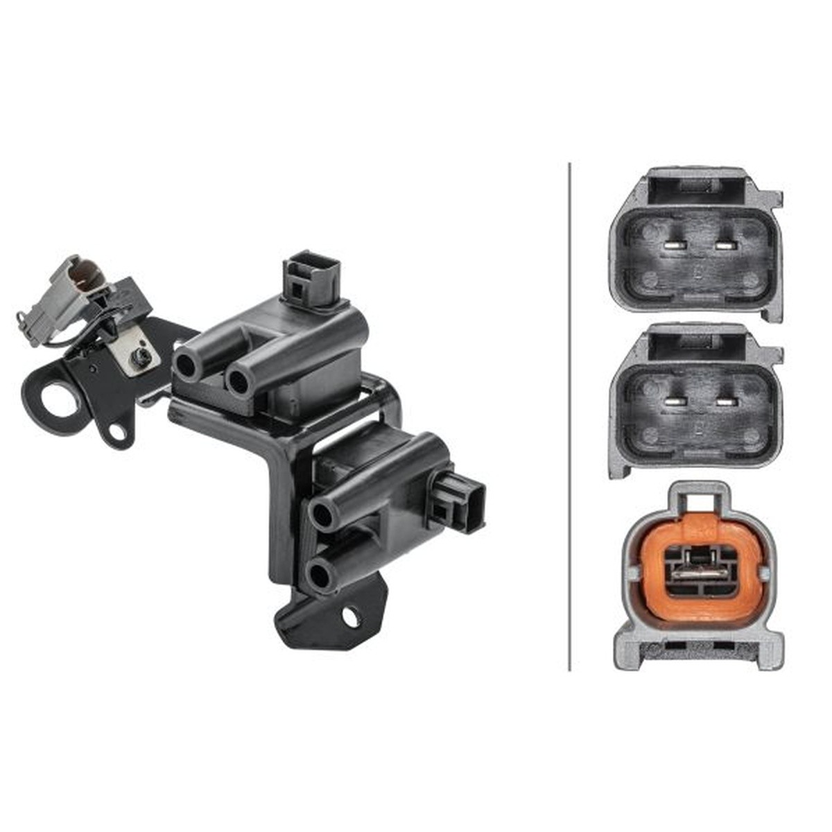 Bobina di accensione Bobina d'accensione blocco 5DA 358 168-421 HELLA - Immagine 2