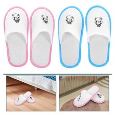 10 Pairs Pantoufle En Coton Hôtel Slippers Pour Filles