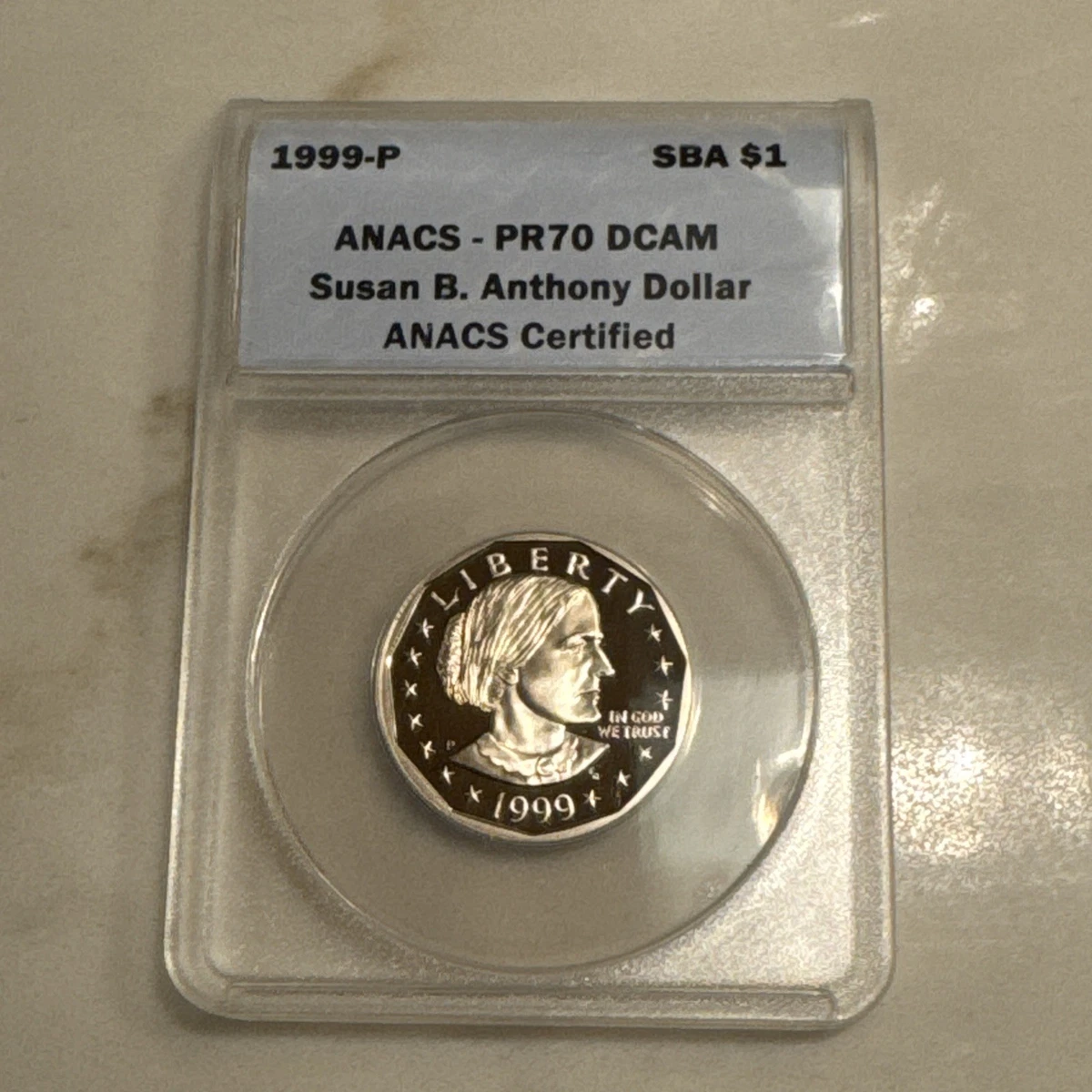 ANACS Susan B Anthony Dollars (1979-1981, 1999) for sale | eBay