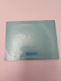 Nintendo NES solo manuale Rad Racer 