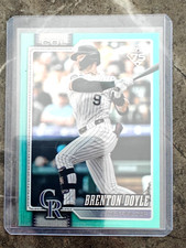 2026 Topps series 1 Brenton Doyle Aqua Foil Parallel - Rockies