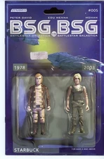 2018 May Dynamite BSG vs BSG #5 Michael Adams Starbuck Action Figure  Nr/Mt