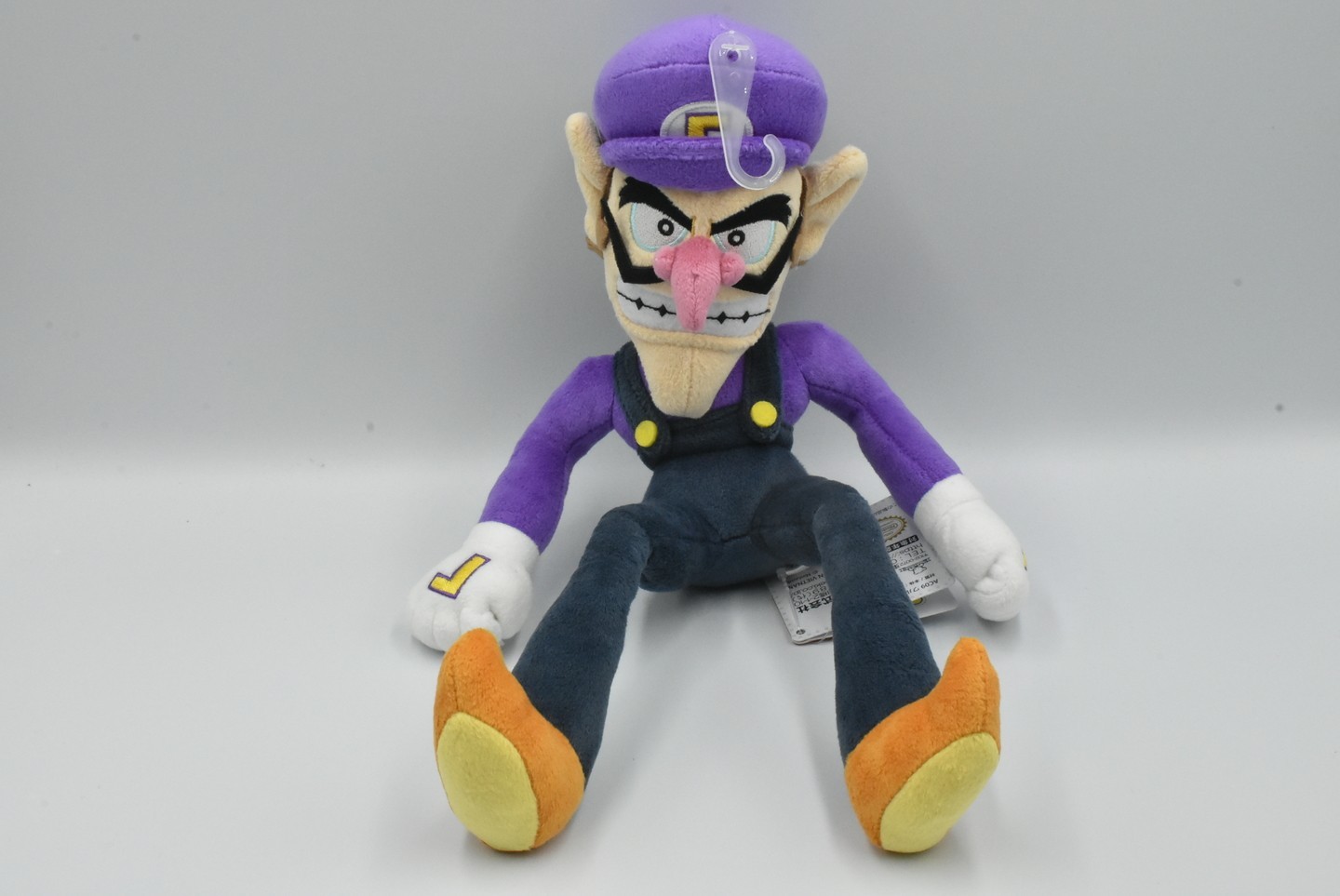 SANEI Super Mario Brothers Waluigi Plush Doll Stuffed S 18cm ALL STAR COLLECTION
