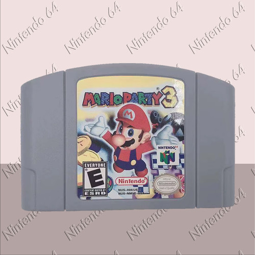 Mario Party 3 Nintendo 64 Game Cartridge (Pre-Owned, Tested)