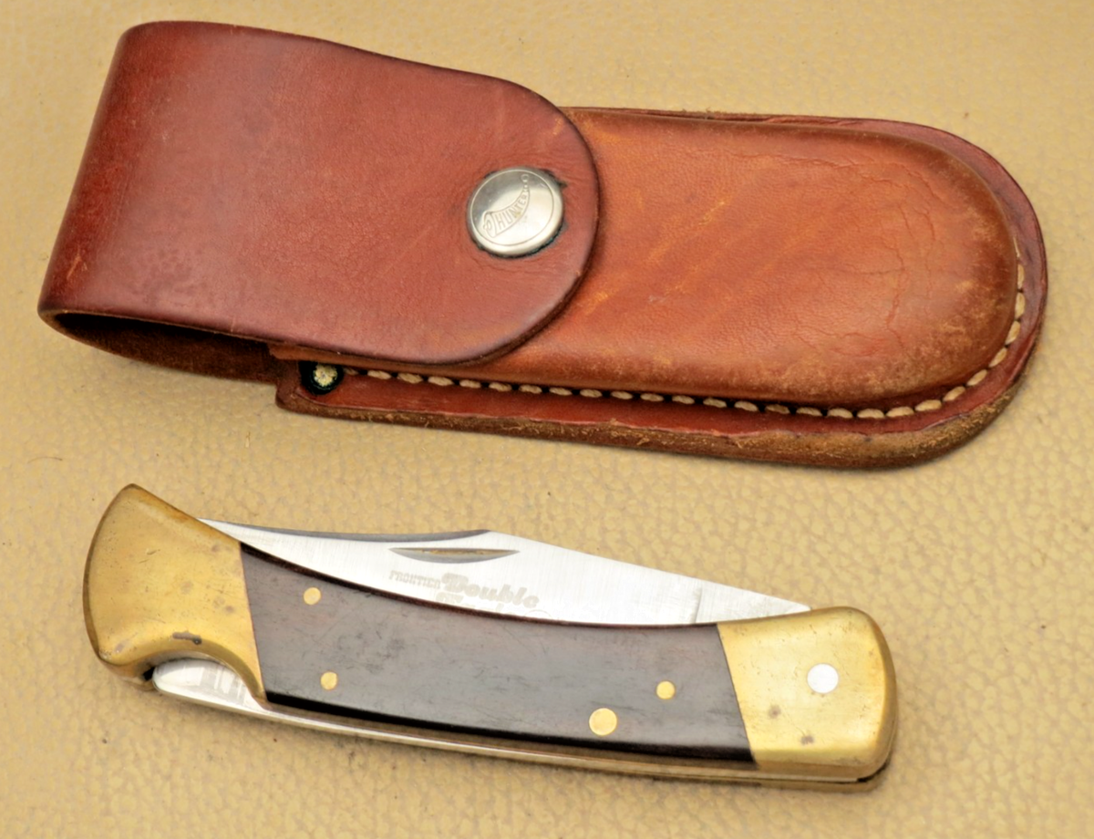 Vintage IMPERIAL FRONTIER USA #4815 Lockback Folding Hunter Knife