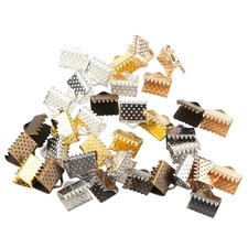  750 PCS Jewellery Making Clip Crimp Fasteners Friendship Bracelet Clasps Cord