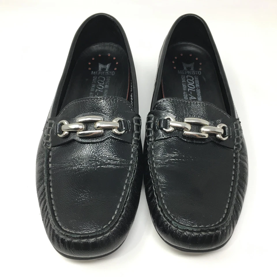 Mephisto Natala Horsebit Loafers Flats Shoes Womens Size 9 US 6.5 EU Black - Image 4 of 4