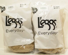 16 Pairs Queen Nude L'eggs Everyday All Nylon Pantyhose