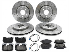 Drilled Grooved Brake Discs And Pads For Bmw G20 G21 Front Rear Vented