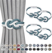 4 Pack Mini Magnetic Curtain Tiebacks Nordic Simple Style Drape Tie Backs Elegan