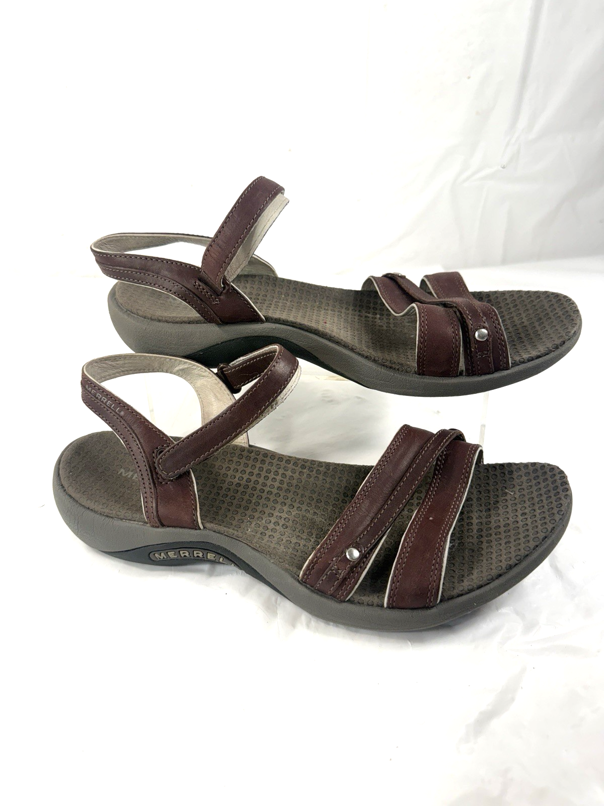 Sandali Merrell taglia 9 M caffè chicco pelle marrone