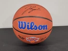 Jalen Brunson Signed Autographed N.Y KNICKS Full Size LOGO Basketball COA