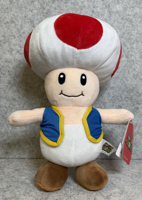 ORIGINAL Nintendo Super Mario Toad Plüsch ca. 30cm NEU mit Etikett!