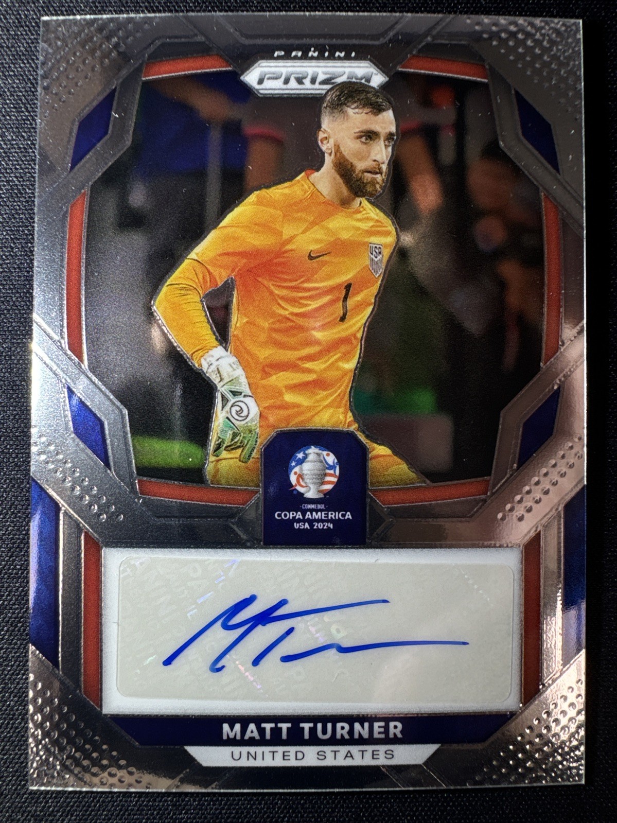 2024 Prizm Copa America Matt Turner Signatures Auto #S-MT USA