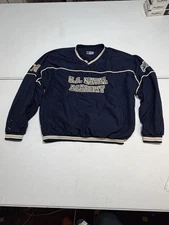Vintage U.S. Naval Academy Colosseum Athletics Pullover Jacket XL Navy Gold