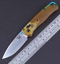 Custom PEI Handle Axis Lock Light Weight Camping Hunting Pocket Fold Knife 535