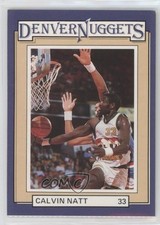 1985-86 Wendy's Denver Nuggets Police Calvin Natt #12 6d7