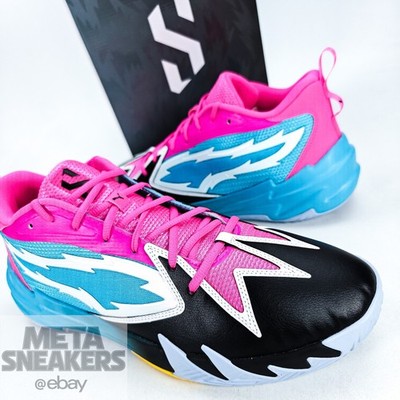 Puma US 14 Men's Blue Pink Black White Northern Lights Scoot Zeros 309837 02 NIB