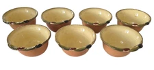 Clay Art Oliva Italiana Pasta Soup Bowls Stonelite 6 in. x 3 in. Set of 7