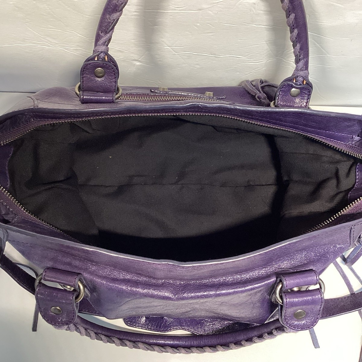 BALENCIAGA city パープル 紫 シティ 2way ショルダーバッグ BALENCIAGA The City Bag 2WAY Shoulder Bag Purple From JP