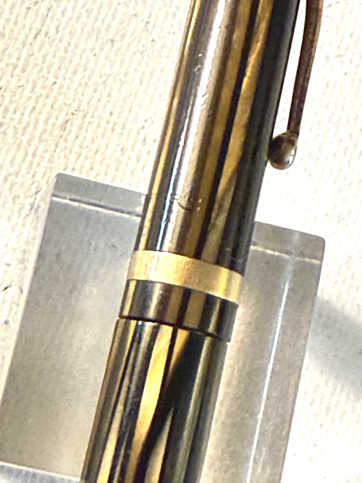 2 Vintage Sheaffer's striated Pencils  c1940s. Green and brown   Each Working - Image 3 of 4