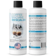 Descaling Solution for Coffee Machines - 2 Bottles 4 Uses - Universal