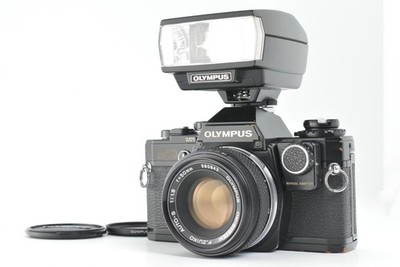 N MINT/Manual adapter] Olympus OM-10 Silver Zuiko 50mm f1.8 Lens