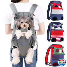Dog Carrier Backpack, Pet Front Carrier Backpack Legs Out Dog Chest Carrier for