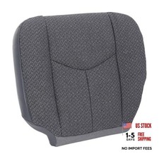  69C Dark Gray Cloth Driver Side Bottom Replacement Seat Covers Compatible