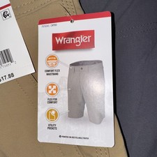 Wrangler Men's Outdoor Performance Utility 10" Short Choose from Sizes  Colors