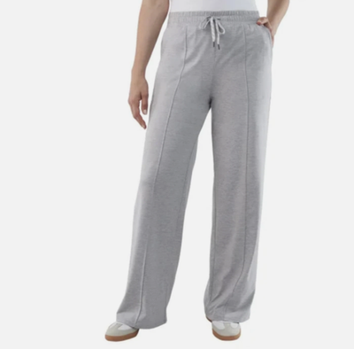 Kirkland Signature Women's Lightweight Pintuck Pants, Gray, Size