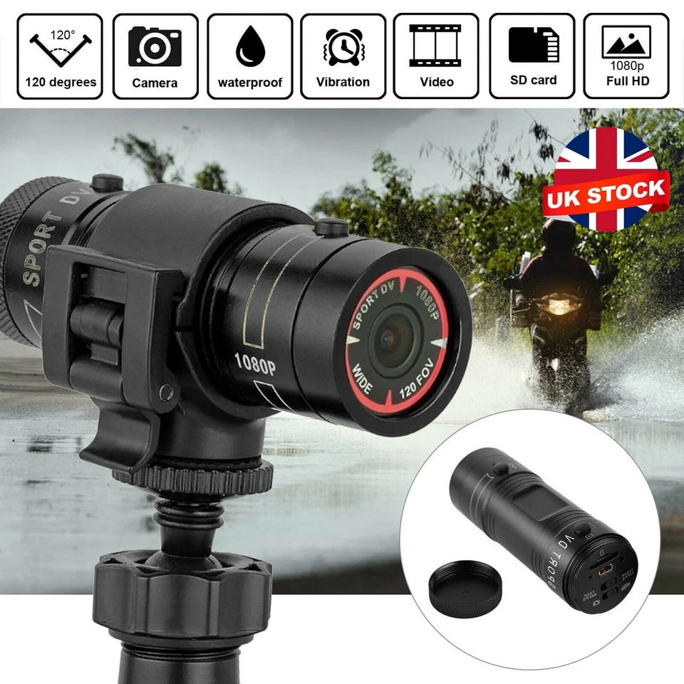 1080P HD Fahrrad Helm Kamera Sports Action Cam Wasserdicht DVR Video Camcorder - Bild 2 von 4
