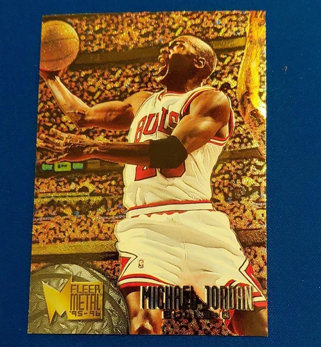 1995-96 Fleer Metal Michael Jordan Chicago Bulls Base Basketball #13 NRMT-MT