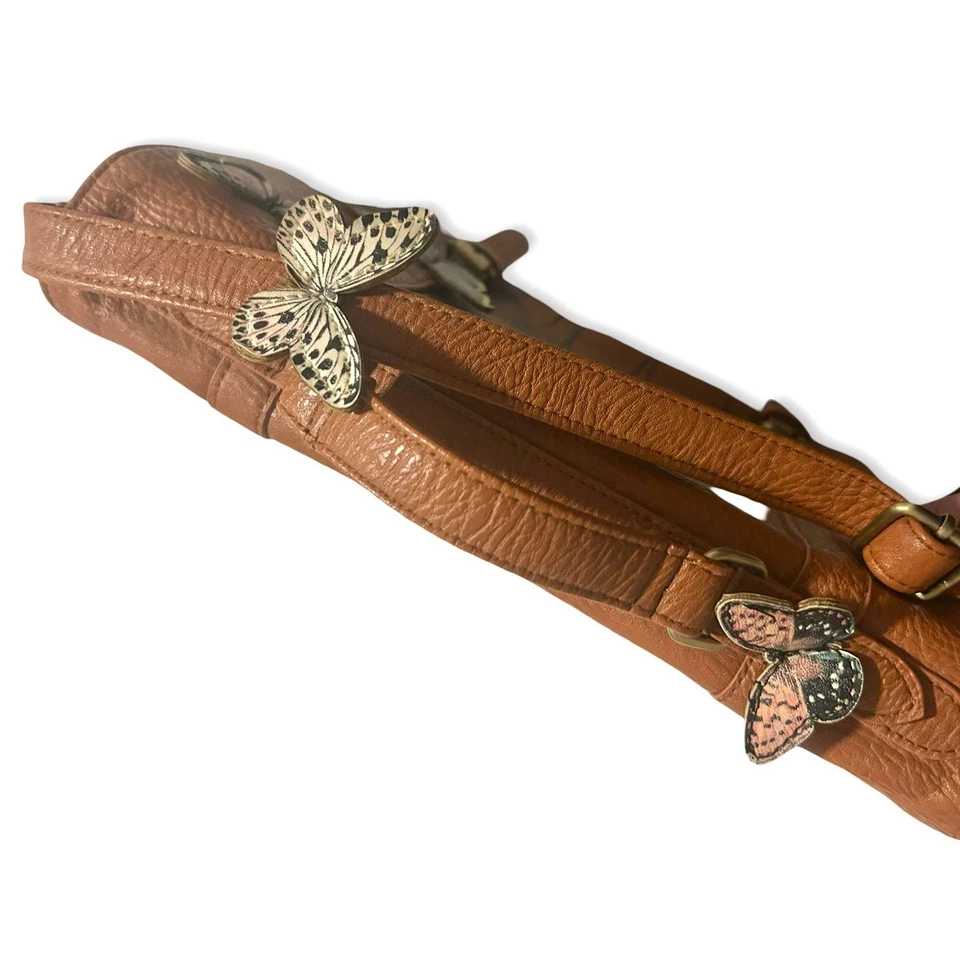 Bohemia by Disaster Designs - Umhängetasche Schmetterling braun - Modcloth - Bild 3 von 4