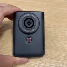 Canon PowerShot V10 Vlog Camera 19mm Selfie Flip Screen Face Tracking Beginner
