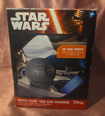 Star Wars Death Star 2 Port USB Car Charger Disney ThinkGeek Exclusive New