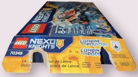 Lego #70348 Nexo Knights  - LANCE'S TWIN JOUSTER With Box INCOMPLETE NO MINIFIGS